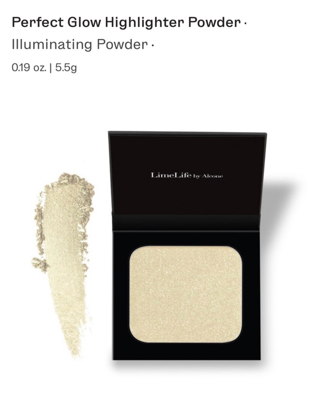 LimeLife Perfect Glow Highlighter Powder — Heart of Gold